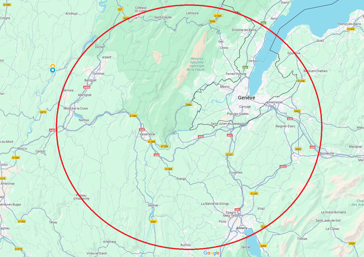 Rayon d’intervention